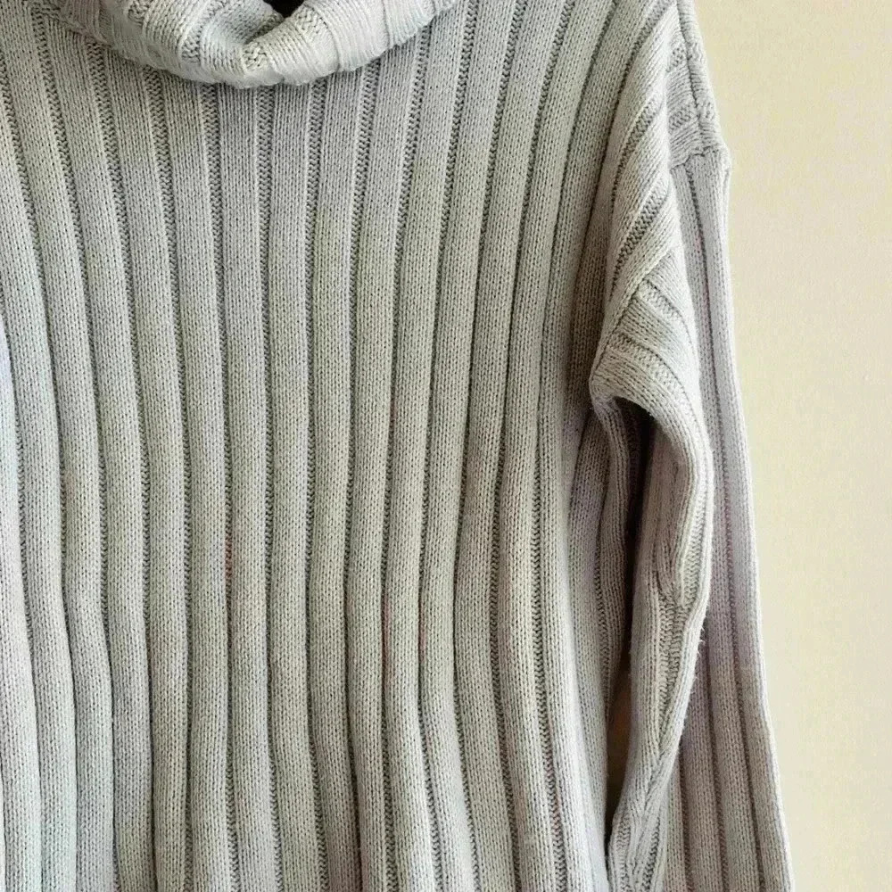 Lord & Taylor Periwinkle Cowl Neck Knit Sweater, Size Medium - Picture 8 of 16